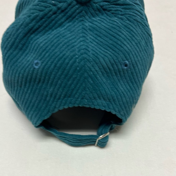 Teal Green Corduroy Cap with Colorful 'All the Jingle Ladies' Embroidery - Picture 3 of 5